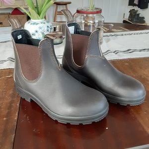 Blundstone #500 stout brown chelsea boots